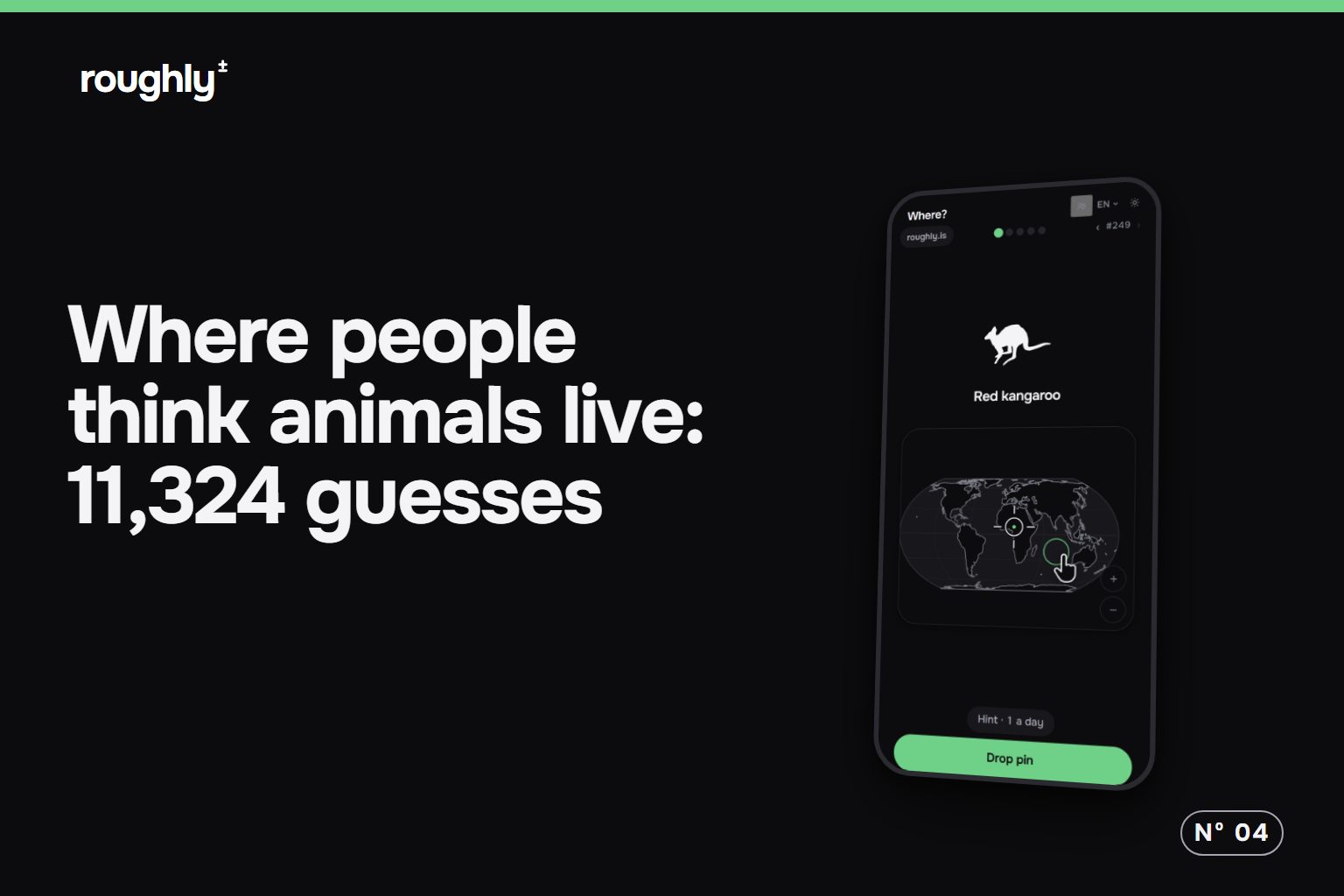Where people think animals live: 11,324 guesses